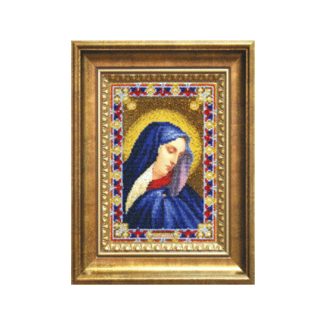 Набор для вышивания бисером Б-1205 Икона Божьей Матери