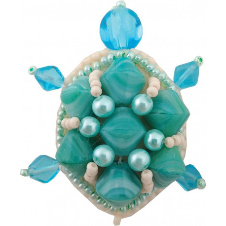 Набір для виготовлення брошки Crystal Art Черепаха БП-224 фото