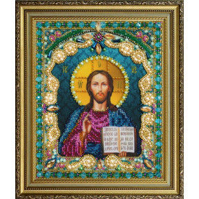 Набор для вышивания бисером Картины Бисером Икона Христа Спасителя Р-408