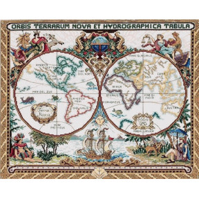 Набір для вишивання Janlynn 015-0223 Old World Map