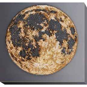 Набор для вышивки бисером на холсте Абрис Арт «Луна» АВ-702 фото