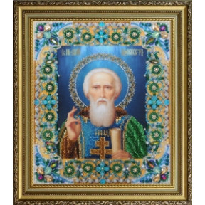 Набор для вышивания бисером Картины Бисером Икона Святой Сергий Радонежский  Р-410