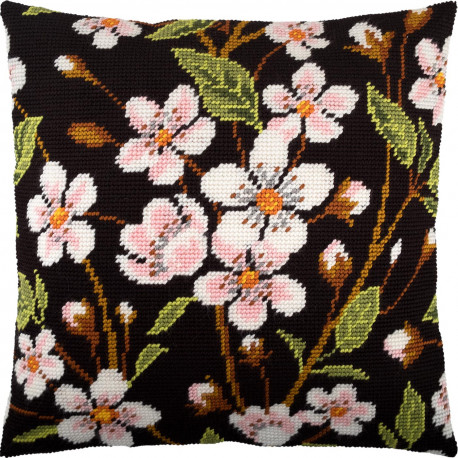 Набор для вышивки подушки Чарівниця Вишнёвый цвет V-252 фото