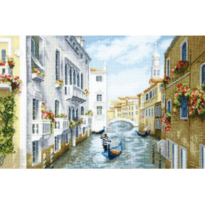 Набір для вишивання хрестиком Чарівна Міть Опівдні у Венеції М-384