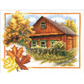 Набор для вышивки крестом Panna ПС-0314 Осень в деревне