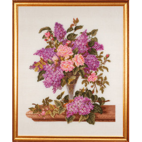 Набор для вышивания Eva Rosenstand Lilac/roses 14-185