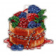 Набор для вышивки крестом Alisena Пироженка – Ягодный десерт