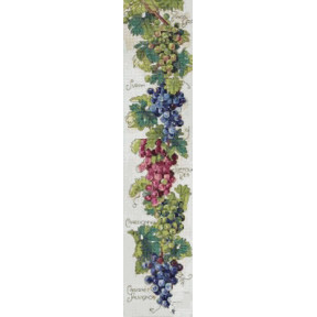 Набір для вишивання Janlynn 023-0356 Grapes Bell Pull фото