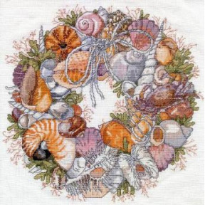 Набор для вышивания Janlynn 023-0359 Seashell Wreath фото