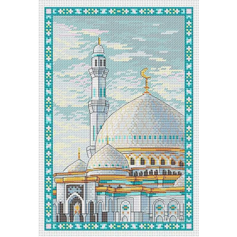 Схема вышивки «мечеть» (№733591)