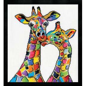 Набор для вышивания Design Works Giraffes 3258 фото