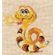 Набор для вышивки крестом Алиса 0-96 Добрая змейка фото