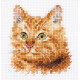 Набор для вышивки крестом Алиса Животные в портретах. Рыжий кот