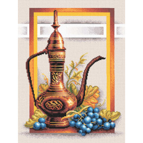 Набор для вышивки крестом Panna Н-0294 Натюрморт с виноградом