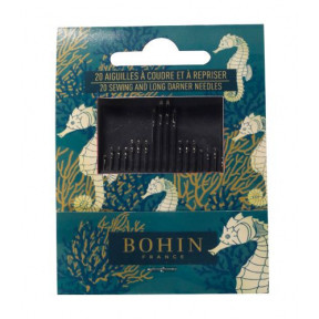 Набор игл для шитья Needles Book Ассорти (20шт) Bohin (Франция) 05602