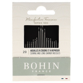 Набір голок для шиття Needles Book Асорті (20шт) Bohin (Франція) 05599