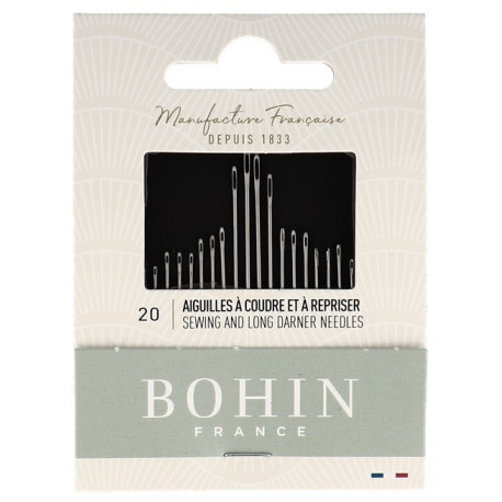 Набор игл для шитья Needles Book Ассорти (20шт) Bohin (Франция)