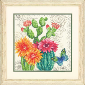 Набор для вышивания крестом Dimensions Cactus Bloom 70-35388