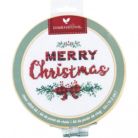 Набор для вышивания крестом Dimensions Merry Christmas 72-76043