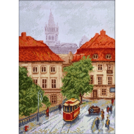 Набір для вишивання хрестиком Палітра Старий трамвай 08.031 фото