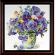 Набір для вишивання Design Works 2771 Pansy Floral фото