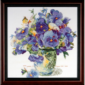 Набір для вишивання Design Works 2771 Pansy Floral фото