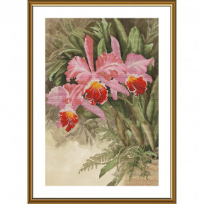 Набір для вишивання хрестиком Нова Слобода Тропічна орхідея СВ-2239