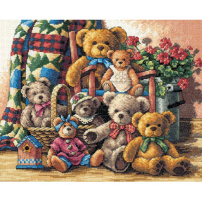Набір для вишивки хрестиком Dimensions 35115 Teddy Bear