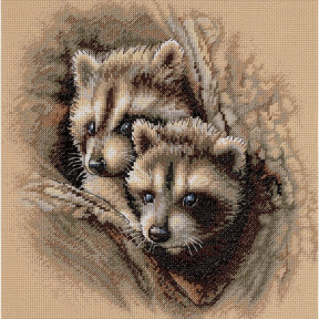Набор для вышивания  Dimensions 35253 Two Raccoon Cubs 