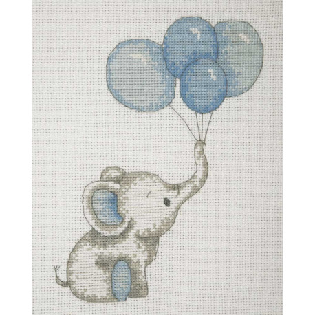 Набор для вышивания Anchor Воздушные шары мальчик(Boy Balloons)