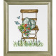 Набор для вышивания Permin (Chair with flowers) 92-8104 фото