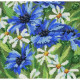 Набор для вышивания Permin (Blue cornflowers) 70-5363 фото