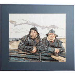 Набор для вышивания Permin Fisherman 70-1490 фото