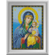 Набір для малювання каменями алмазний живопис Dream Art Ікона Божої Матері Нев'яний колір (квадратні, повна) 30533D