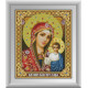 Набор для рисования камнями алмазная живопись Dream Art Казанская Пресвятая Богородица (квадратные, полная) 30646D