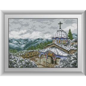 Набор для рисования камнями алмазная живопись Dream Art Сокольский монастырь (квадратные, полная) 30698D
