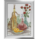 Набор для рисования камнями алмазная живопись Dream Art Натюрморт с розами (квадратные, полная) 31468D