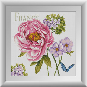 Набір для малювання камені алмазний живопис Dream Art Французький букет. (квадратні, повна) 30984D