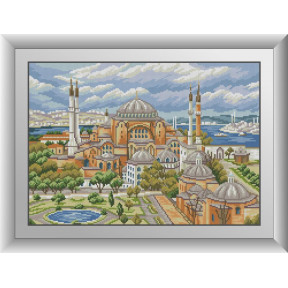 Набір для малювання каменів алмазний живопис Dream Art Ханський палац. Стамбул (квадратні, повна) 30993D