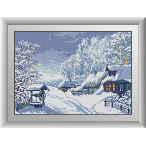 Набір для малювання каменями алмазний живопис Dream Art Все в снігу (квадратні, повна) 31032D