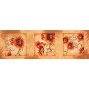 Набор для вышивания Lanarte L34897 Sunflower Triptych
