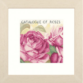 Набір для вишивання Lanarte L34994 Catalogue of Roses-pink