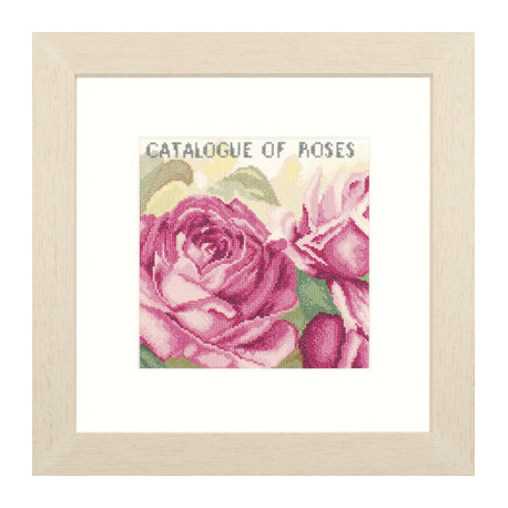 Набір для вишивання Lanarte L34994 Catalogue of Roses-pink фото