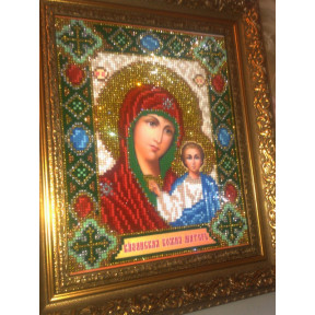 Набор для рисования камнями алмазная живопись ArtSolo Богородица Казанская AT5001