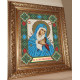 Набор для рисования камнями алмазная живопись ArtSolo Богородица Семистрельная AT5004
