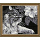 Набір для малювання каменями алмазний живопис ArtSolo Кіт з магнолією AT5509