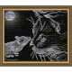 Набор для рисования камнями алмазная живопись ArtSolo Кошки-мышки AT5511