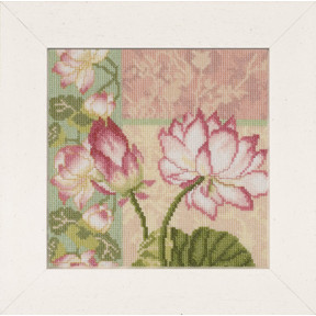 Набор для вышивания Lanarte L35044 Composition of Lotus Flowers