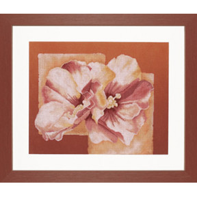 Набір для вишивання L35060 Abstract With Pink Chinese Rose фото