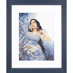 Набір для вишивання Lanarte L35068 Beauty in Blue фото